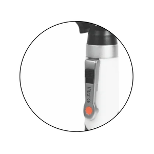 Otoscopio de Fibra Óptica Vitra Diagnostics VDA1018 con Cuerpo de Plástico Mini |   Juego de Instrumentos para Uso Clínico y Hospitalario con Certificación ISO13485 CE - Product Image 5