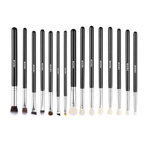 Set Professionale di 15 Pennelli da Trucco Vegani, per Fondotinta e Ombretto, con Setole Sintetiche Morbide e Design Ergonomico - Product Image 1