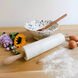 Rodillo de madera para amasar masa de mármol con soporte, fabricantes y proveedores de utensilios de cocina de lujo, rodillo para amasar. - Product Image 6