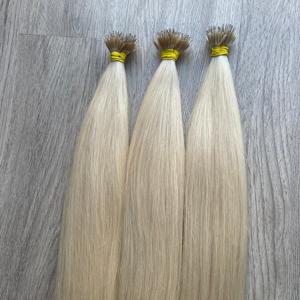 Couleur 1001 Humain Remy Nano Anneau Liens Extensions De Cheveux Blonde Kératine Droite Européenne Micro Perles Cheveux - Product Image 2