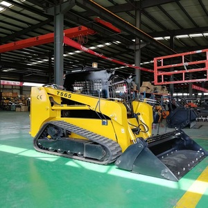 Venta al por mayor: Minicargadora de orugas TS65 con motor de 56KW, orugas hidráulicas y trituradora forestal pesada - Product Image 6