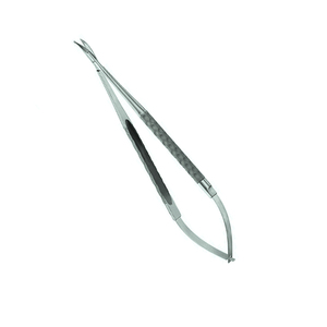 Premium 7-Inch <b>Micro</b> Scissors for Precision Plastic Surgery Golf Ball Handle with Curved Stainless Steel Blade <b>Machine</b> Driven - Product Image 5