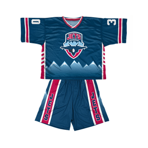 Conjunto de Camiseta y Pantalones Cortos de Lacrosse para el Día del Partido, Uniforme Deportivo Rojo, Malla de Poliéster Transpirable, Ropa Deportiva de Alto Rendimiento - Product Image 6