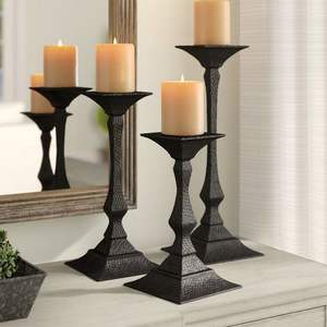 Portavelas de Hierro de Estilo Rústico, Diseñado para Hogares Acogedores y Decoración de Interiores de Estilo Campestre - Product Image 6