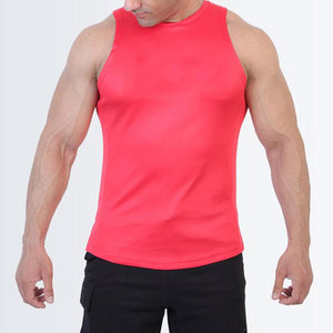 Solid Color OEM Customized Quick Dry Streetwear High Quality Sports Trendy Tank Top <b>Compression</b> Breathable Summer Fit Plain - Product Image 4