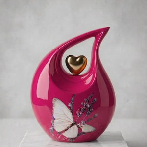 Decorative Teardrop Urn Featuring a <b>Graceful</b> Shape for Living Rooms Bedrooms Entryways Consoles and Display Areas - Product Image 5
