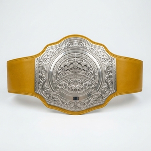 Premium Custom Championship <b>Belt</b> <b>Wrestling</b> Boxing Sports Award <b>Belt</b> Personalized Metal Plate Leather Strap Engraved Design - Product Image 5
