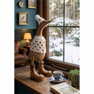 Artisanat en bambou tricoté en forme de canard - Product Image 5