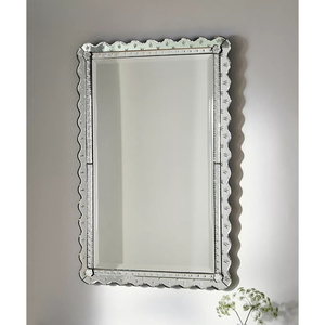 Miroir mural décoratif baroque vénitien |   Miroir en verre de style antique de luxe avec cadre orné pour la décoration de la pièce, de la chambre et de l'hôtel - Product Image 1