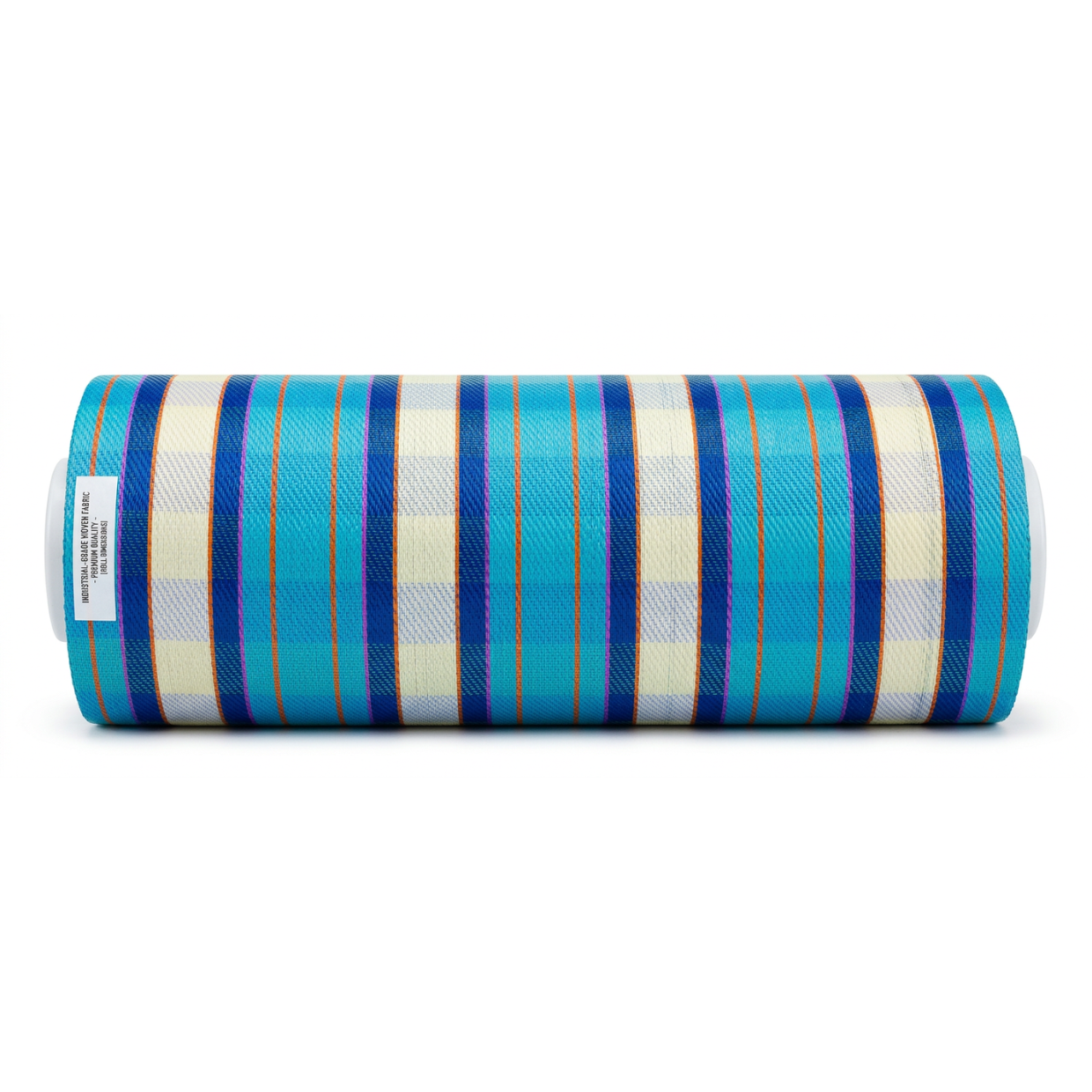 Ellora Eco Friendly PVC Coated Anti-Bacteria Woven Fabric Roll Carry Bags Strong Nylon Striped Medium Weight 120 GSM Bag Making