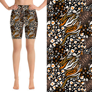 Shorts de Verano a la Moda, Transpirables, de Spandex y Poliéster, con Estampado Completo, Personalizados, Sublimados, para Mujer - Product Image 3