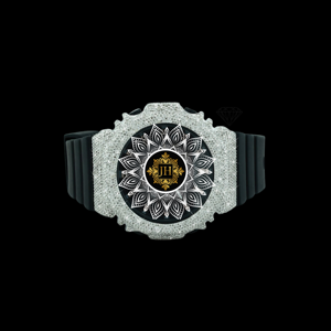 Premium VVS Moissanite <b>Diamond</b> Bezel G-Sh0ck <b>Watch</b> Luxury Quartz Movement 10BAR Water Resistant Unisex Fashion Wristwatch - Product Image 3