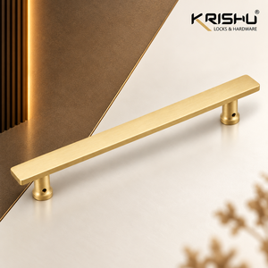 Flat <b>Wardrobe</b> Handle With Matte <b>Antique</b> Finish Decorative Furniture Pull For Cabinet Doors Drawers And Interior Hardware - Product Image 4