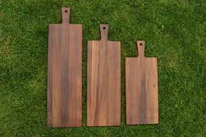 Tabla de cortar y bandeja para servir de bambú MS Handicraft, modelo MS-WC-001, duradera, forma rectangular, 12 mm de grosor, apta para lavavajillas. - Product Image 3