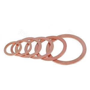 Arandela plana de cobre métrica premium mejorada para juntas, precio de arandela de cobre - Product Image 1