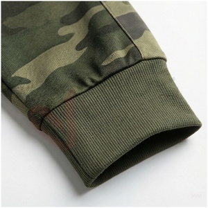 Ensemble de survêtement camouflage pour homme, manches longues, col montant, fermeture éclair sur le devant, respirant, coupe décontractée, vêtements d'automne - Product Image 6