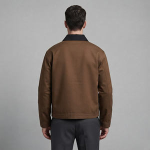 2026 New Arrived Denim <b>Jacket</b> for man Custom Embroidered Long Sleeve Turn down Collar Vintage Style Customizable men's <b>jacket</b> - Product Image 6