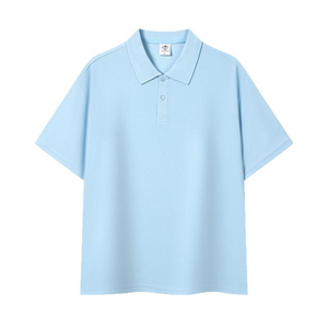 Camiseta Polo para Hombre al por Mayor, 310g, Cuello Alto, Logotipo Personalizado, Bordado, Algodón, Lisa, Talla Grande - Product Image 3