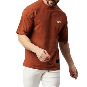 T-shirt surdimensionné pour homme, fabriqué avec les meilleurs matériaux, faible MOQ, haute qualité, en vente - Product Image 5