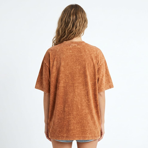 Camiseta de Algodón Oversize para Mujer, Estilo Urbano de Lujo, Talla Grande, Corte Holgado, Manga Corta, Informal, 100% Algodón - Product Image 6