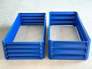 Jardineras Elevadas Clásicas de Acero Inoxidable Galvanizado OEM, Fácil Montaje, Duraderas, Personalizables, Grandes, para Exteriores, para Plantas y Flores - Product Image 4