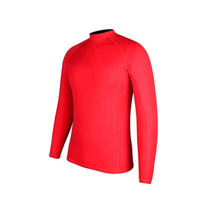 Custom Heat-Transfer Printed Polyester/Spandex Rash Guard <b>Compression</b> <b>Shirt</b> Quick Dry MMA Training Wear Breathable OEM Wholesale - Product Image 2