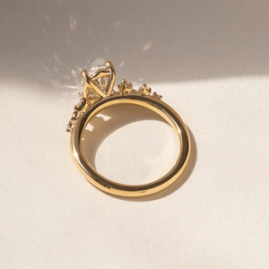 <b>Custom</b> Luxury Diamond <b>Rings</b> S925 Silver 18K Gold Plated 1CT CVD Oval moissanite Certified Excellent Cut Unisex - Product Image 2