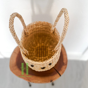 Cesta de conejito de algas marinas de venta superior para Pascua Cesta de algas marinas ecológica Embalaje OEM MOQ bajo de Vietnam Fabricación HNH Craft - Product Image 2