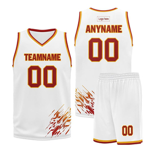 Ensemble d'uniformes de basketball pour hommes adultes, personnalisable, en polyester, certifié BSCI, vente en gros, impression couleur, grandes tailles, séchage rapide - Product Image 3