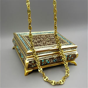 Cadena de Eslabones Marineros Chapada en Oro de 14K, 18K, 24K al por Mayor, Joyería de Diseño Moderno, Cadena de Moda Estilo Marinero - Product Image 5