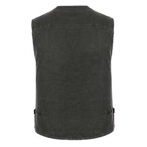 Nuevo Chaleco Vaquero de Diseño Único y Alta Calidad para Hombre, Estilo Casual sin Mangas, Ropa Urbana - Product Image 4