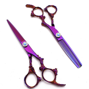 As Per Customer Demands Professional Antique Design Dragon Barber <b>Scissors</b> Comfortable Handle Hair Cutting & Trimming Shears - Product Image 2