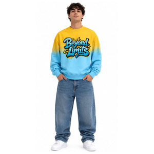 100% Cotton Made Sweatshirt Custom Logo Plus Size Men Sweatshirt Unique Style Sweatshirt For Sale - Product Image 4