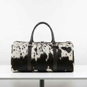 Sac de Voyage en Cuir de Luxe à Marque Privée, Sac de Sport en Cuir de Vachette, Sac de Voyage Multifonctionnel Léger et Tendance LHDB-0113 - Product Image 1