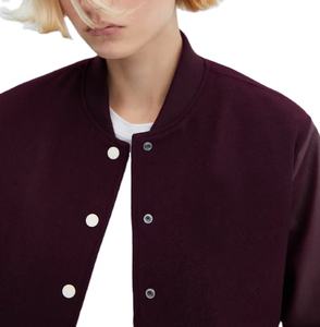 Blouson universitaire en laine et cuir pour femme, haute qualité, style streetwear tendance pour l'hiver 2026 - Product Image 4