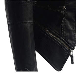 Chaqueta de cuero a prueba de viento de punto elegante para mujer de alta calidad para invierno nueva llegada con MOQ bajo - Product Image 6