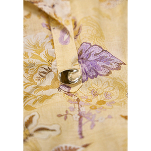 Blusa de Lino y Viscosa Ecológica para Mujer, Estilo Vietnamita, con Cuello Mandarín, Botones, Antiarrugas, Estilo Casual de Verano, VENUS - Product Image 6