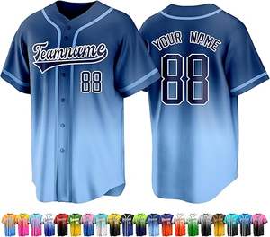 Camiseta de Béisbol con la Bandera de Puerto Rico, Camiseta de Verano, Ropa Deportiva Unisex, Uniforme Deportivo, Sóftbol, Poliéster/Algodón de Secado Rápido - Product Image 3