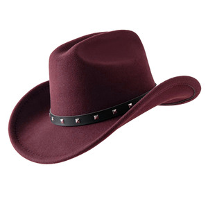 Wholesale Breathable Custom Polyester Cotton Unisex Hard Wide Brimmed Denim Cowboy <b>Hats</b> for <b>Party</b> Sports Travel Western Cowboy - Product Image 6