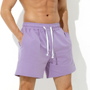 Nouvelle Tendance 2026 : Short Décontracté Homme Violet Pastel, Toucher Doux Luxe, Short de Sport Personnalisable avec Logo, Vêtement de Sport Professionnel - Product Image 5