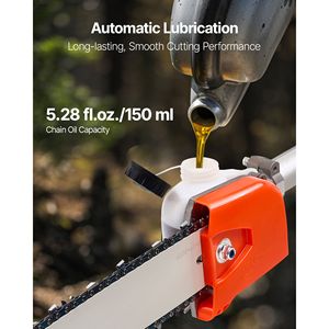 43CC 2 Stroke Gas <b>Powered</b> Pole <b>Saw</b> 10 Cutting Bar 30 Fl.oz Fuel Tank 6.8\" Cordless Tree Trimmer OEM Customization Gas Pole <b>Saw</b> - Product Image 5