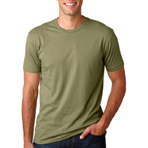 Vente en gros directe d'usine, t-shirt pour homme uni, 100% coton, séchage rapide, respirant, manches courtes, logo de marque personnalisé - Product Image 4