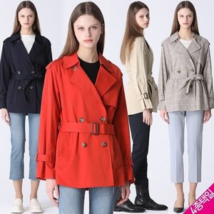 Gabardina doble desequilibrada de diseño coreano para mujer de Vietnam - Product Image 1