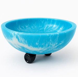 Nouvelle arrivée : bol décoratif en résine pour table, idéal pour servir des glaces et des desserts, artisanat hautement poli et à prix abordable. - Product Image 1
