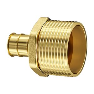 25 raccordi per tubi in ottone da 1/2 pollice, tipo a morsetto, filettatura esterna 1/2 NPT per tubi dell'aria e idraulici, connettore durevole e sicuro - Product Image 3