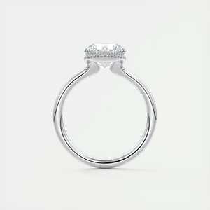 Bague de fiançailles Bardot Scallop sertie de 29 diamants de 2,14 carats, taille ronde, cultivés en laboratoire, en or blanc 14 carats - Product Image 5