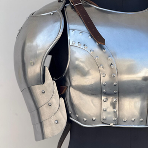 Armadura de Acero Hecha a Mano y Protección de Hombros para Cosplay de Guerrero Medieval, Disfraz Histórico, Equipo de Batalla de Fantasía - Product Image 5
