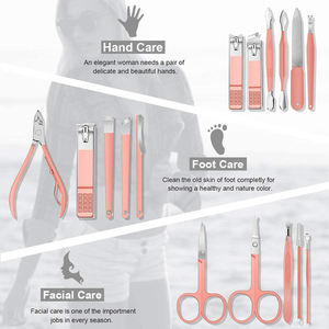 Top Selling Manicure <b>Pedicure</b> <b>Set</b> High Quality Custom Made Stainless Steel Lightweight Manicure Kit With Customized Packaging - Product Image 3