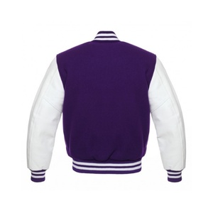 Manufacturer High Quality Chenille Embroidery Men College Men's <b>Jackets</b> Custom Baseball Bomber Letterman Leather <b>Varsity</b> <b>Jacket</b> - Product Image 2