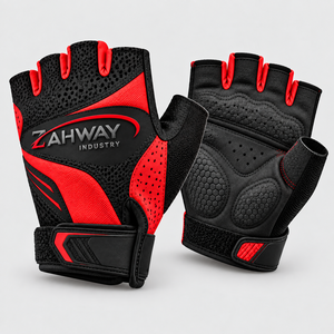 Best Quality Cycling Gloves With Moisture Wicking Fabric Comfortable Fit Shock Protection Anti Slip Palm For Road Bike Cycling - Product Image 1